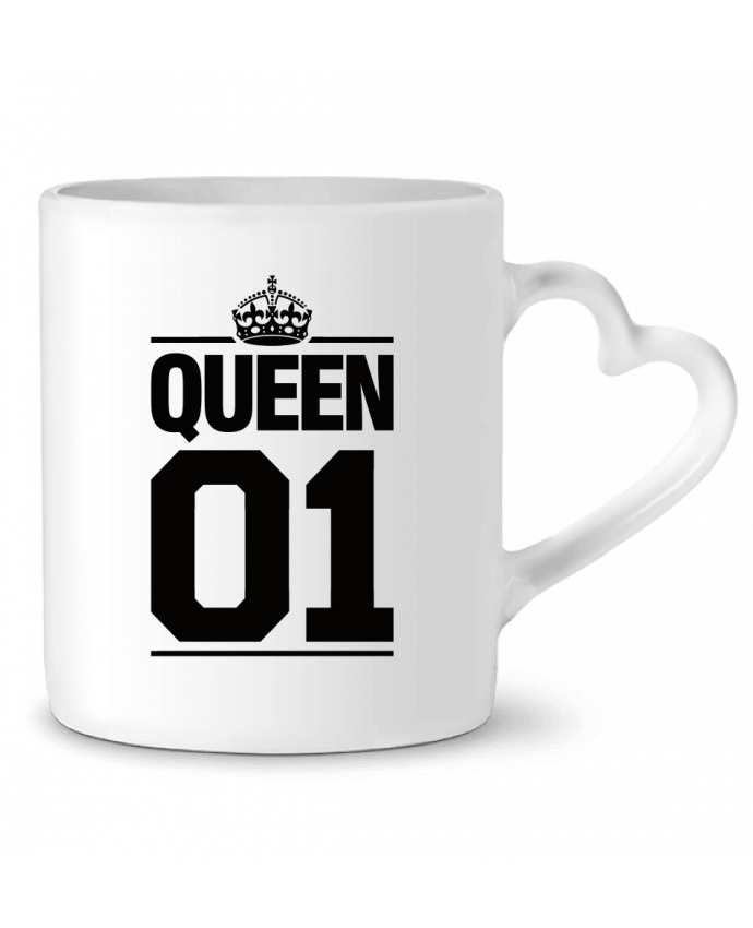 Mug coeur Queen 01 par Freeyourshirt.com