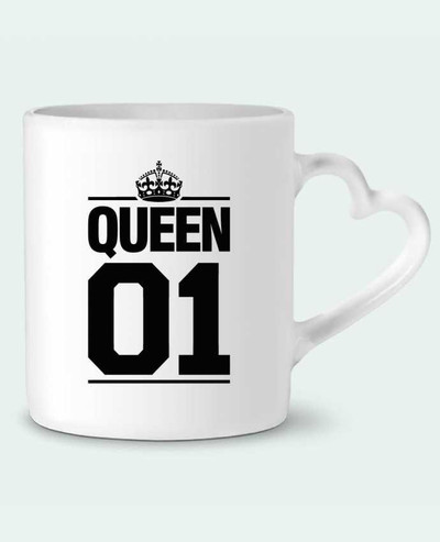 Mug coeur Queen 01 par Freeyourshirt.com