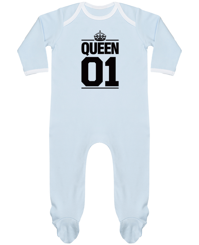 Body Pyjama Bébé Queen 01 par Freeyourshirt.com