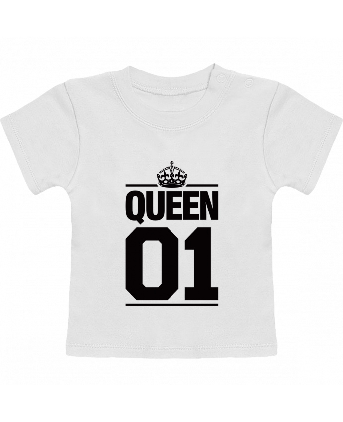 T-Shirt Baby Short Sleeve Queen 01 manches courtes du designer Freeyourshirt.com