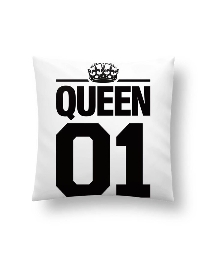 Cushion synthetic soft 45 x 45 cm Queen 01 by Freeyourshirt.com