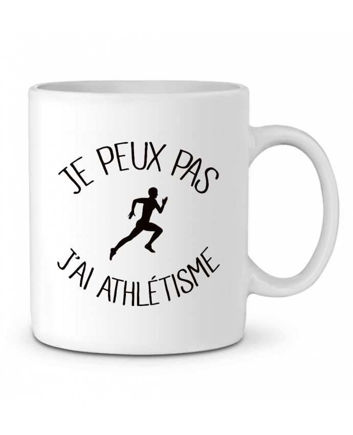 Mug  Je peux pas j'ai Athlétisme par Freeyourshirt.com