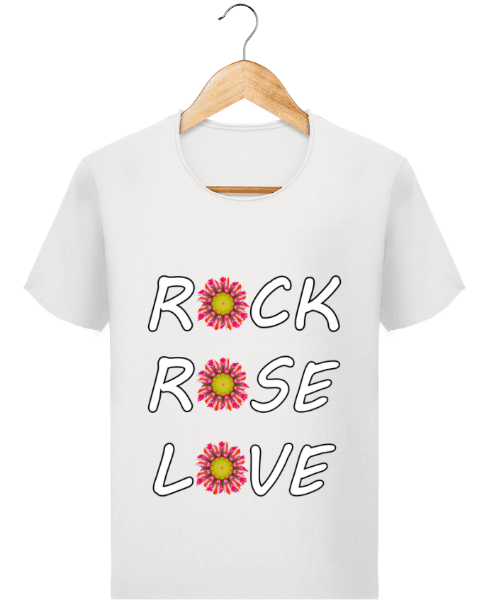  T-shirt Homme vintage Rock Rose Love par LV-CREATOR