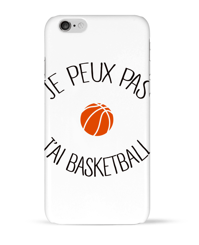 Coque iPhone 6 je peux pas j'ai Basketball par Freeyourshirt.com