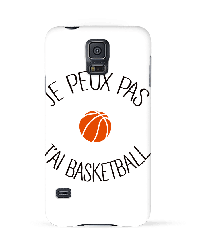 Carcasa Samsung Galaxy S5 je peux pas j'ai Basketball por Freeyourshirt.com