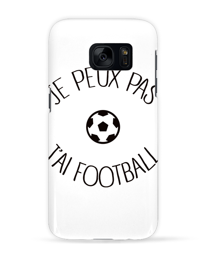 Carcasa Samsung Galaxy S7 Je peux pas j'ai Football por Freeyourshirt.com