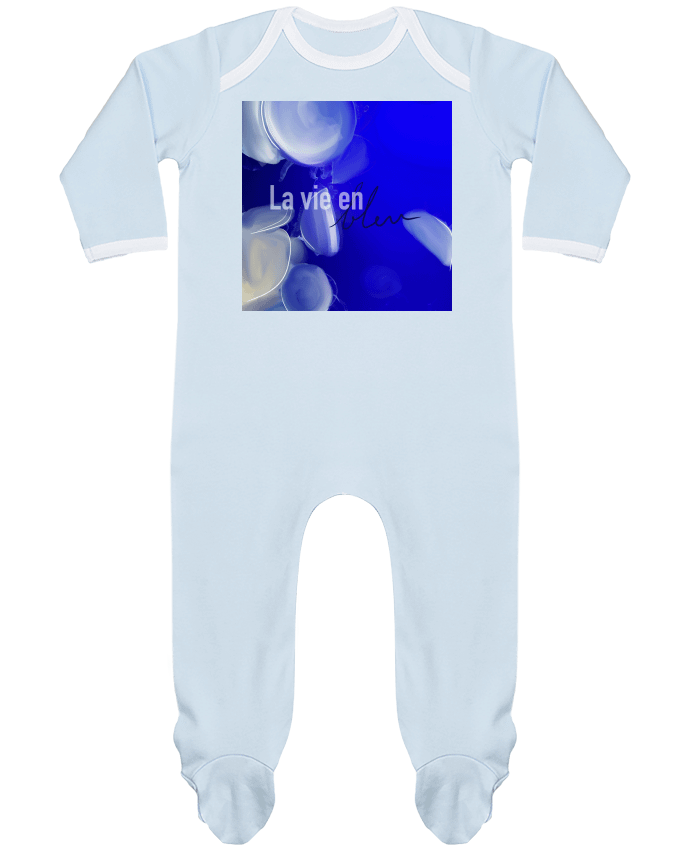 Body Pyjama Bébé La vie en bleu. par Arketip