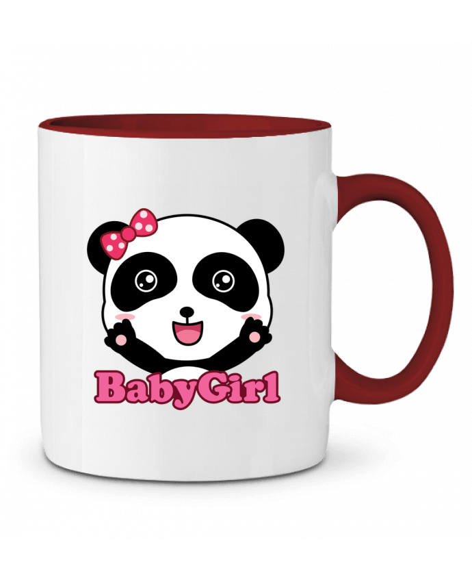 Mug bicolore Baby Girl Panda Geekshow