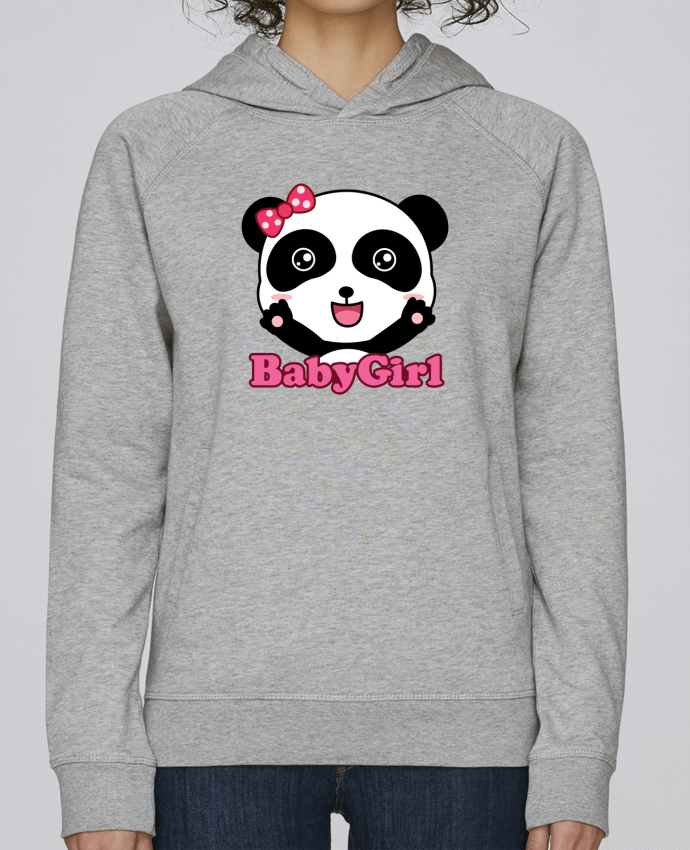 Sweat capuche femme Baby Girl Panda par Geekshow