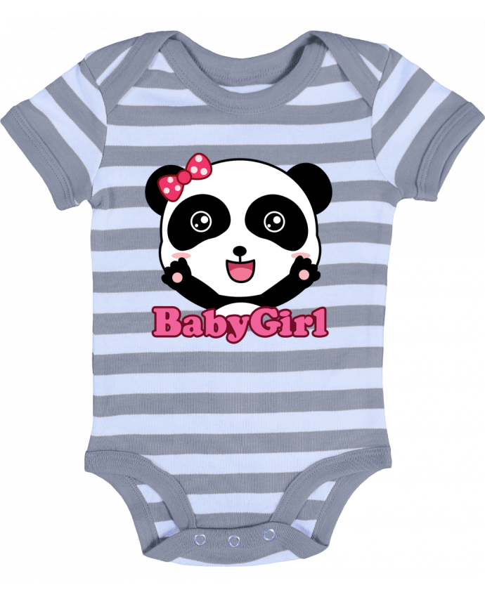 Body Bébé Rayé Baby Girl Panda - Geekshow