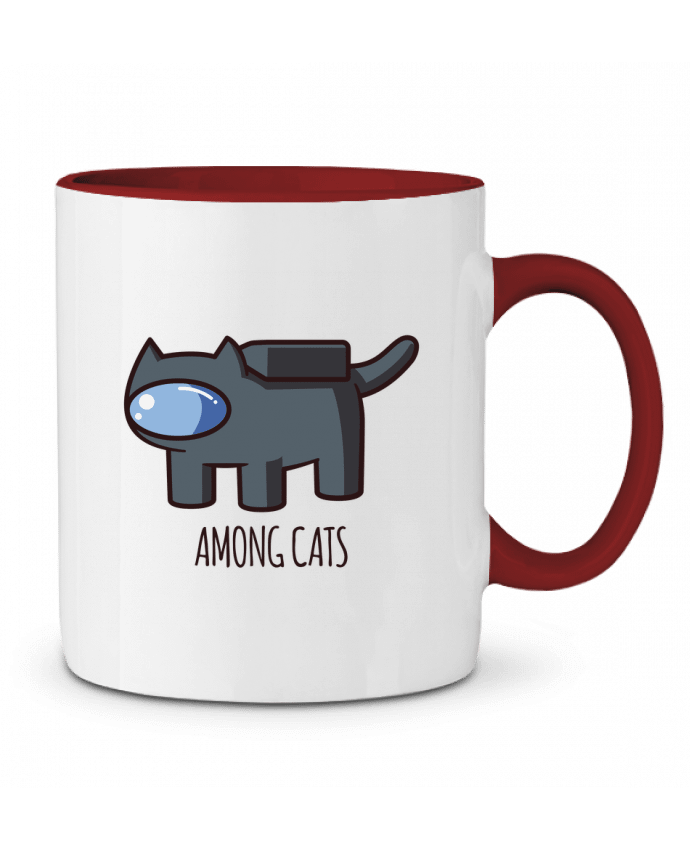 Mug bicolore Among cats Geekshow
