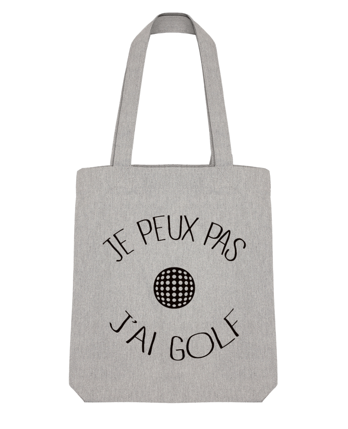 Tote Bag Stanley Stella Je peux pas j'ai golf by Freeyourshirt.com 