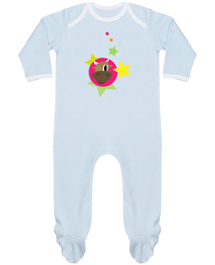 Body Pyjama Bébé Vache au clin d'œil par illustraman