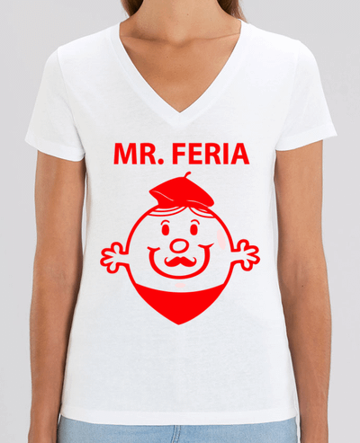 Tee-shirt femme Monsieur Feria humour Fêtes Bayonne Par  Mr Youpla