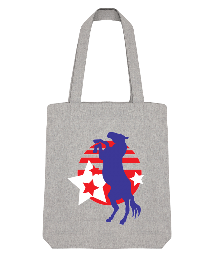 Tote Bag Stanley Stella Cheval cabré par illustraman 