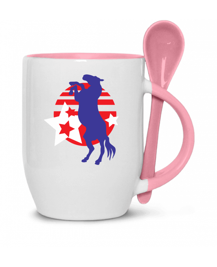  Tasse cuillère Cheval cabré par illustraman