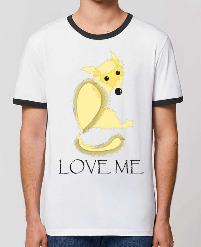 T-shirt Renard love me par illustraman