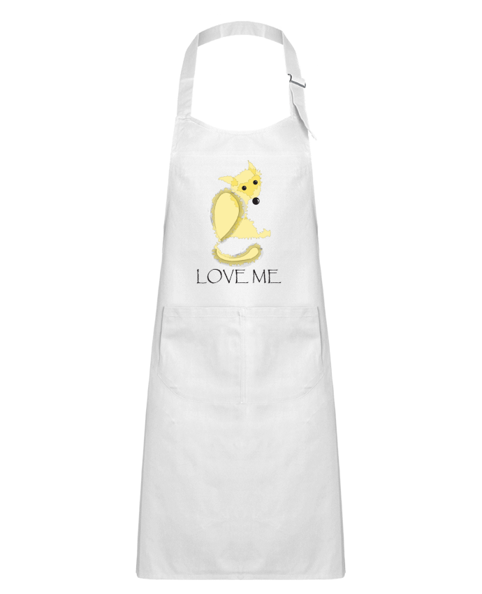 Tablier Enfant Renard love me par illustraman