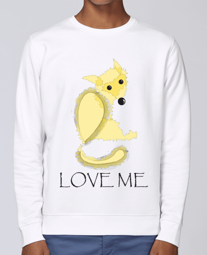 Sweatshirt Renard love me par illustraman