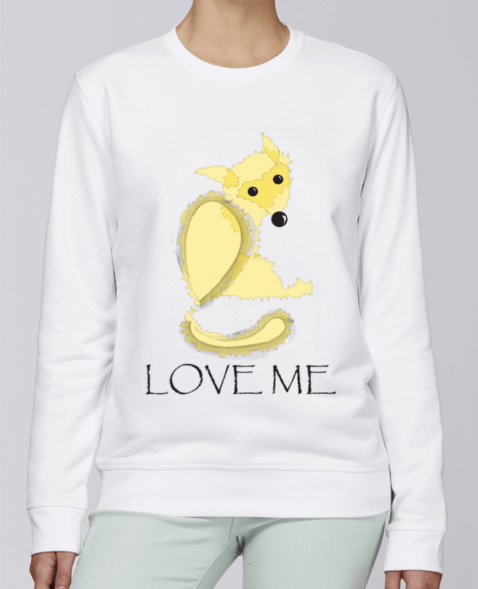 Sweatshirt Renard love me par illustraman