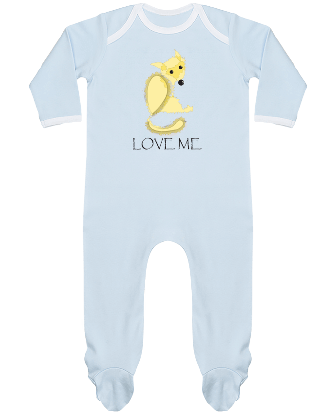 Body Pyjama Bébé Renard love me par illustraman