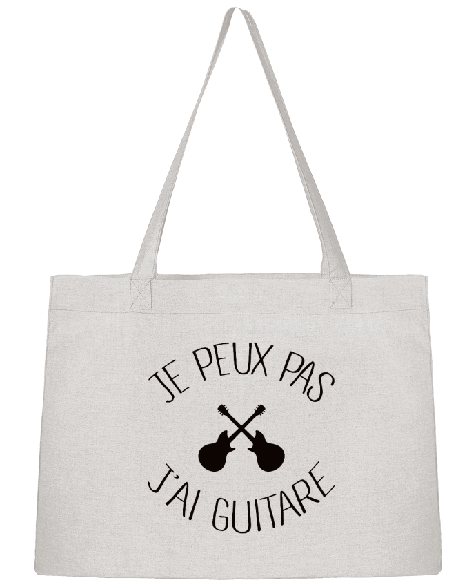 Shopping tote bag Stanley Stella Je peux pas j'ai guitare by Freeyourshirt.com