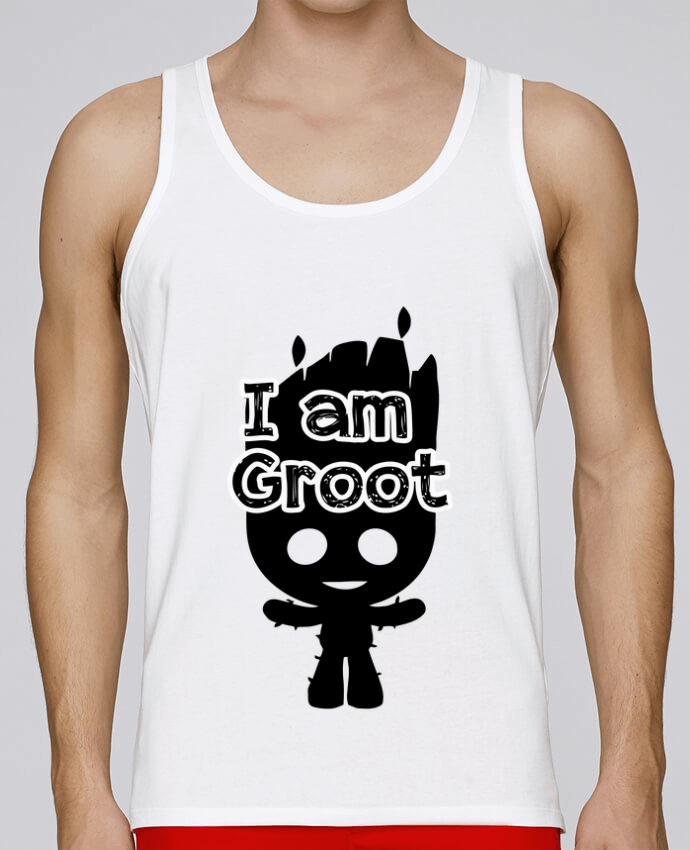 Débardeur homme I am Groot par Geekshow 100% coton bio