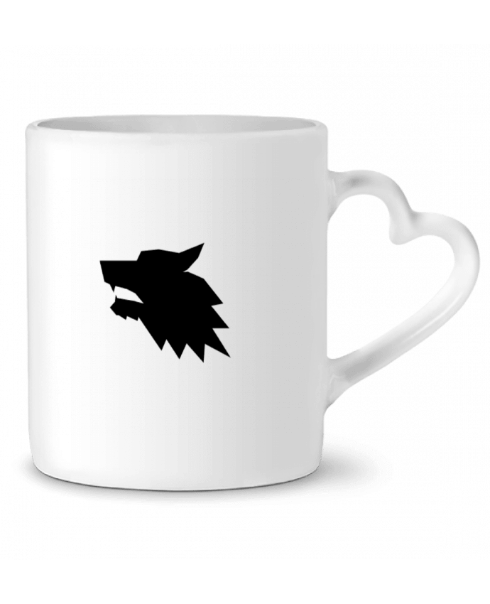 Mug coeur wolf par Giarior05