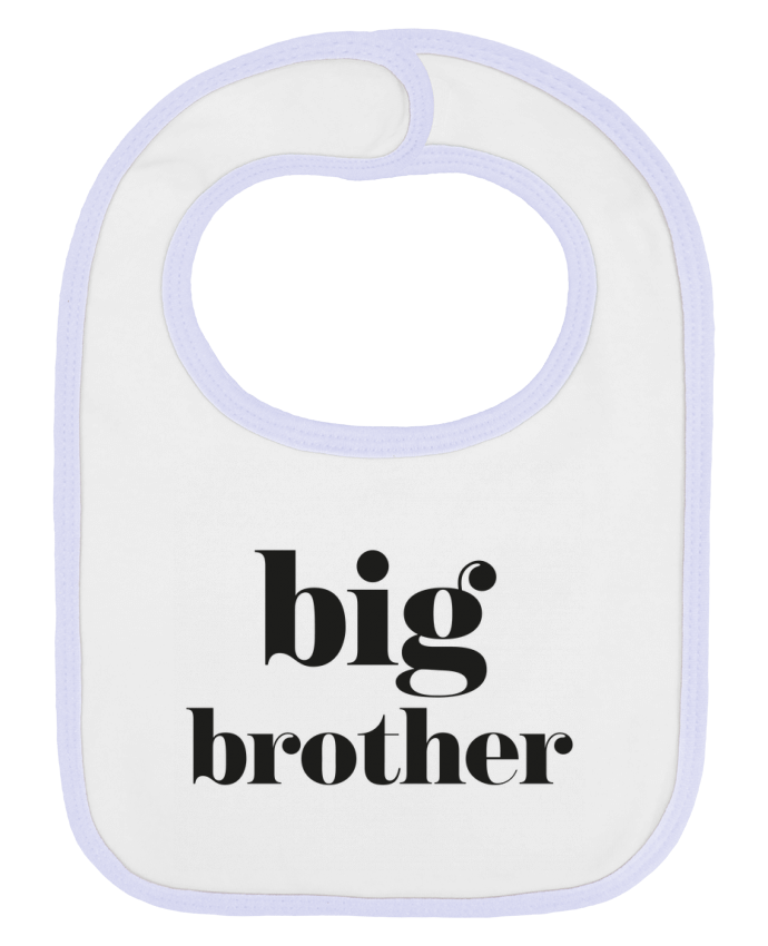 Bavoir bébé uni big brother par technograph