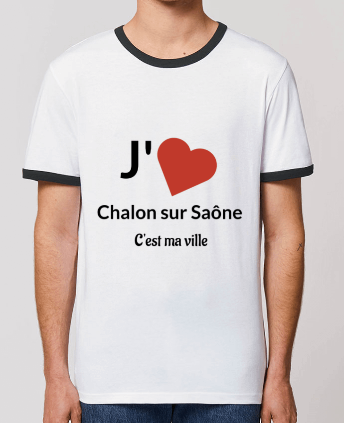 T-shirt J'aime ma ville Chalon sur Saône par Lewismarquee