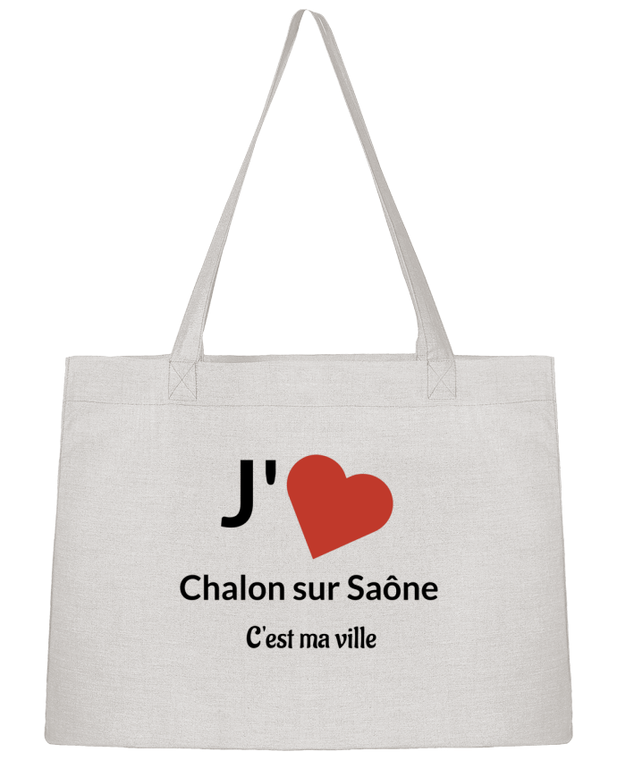 Sac Shopping J'aime ma ville Chalon sur Saône par Lewismarquee