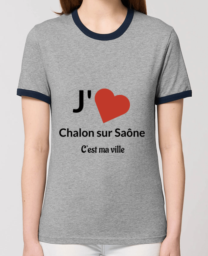 T-shirt J'aime ma ville Chalon sur Saône par Lewismarquee