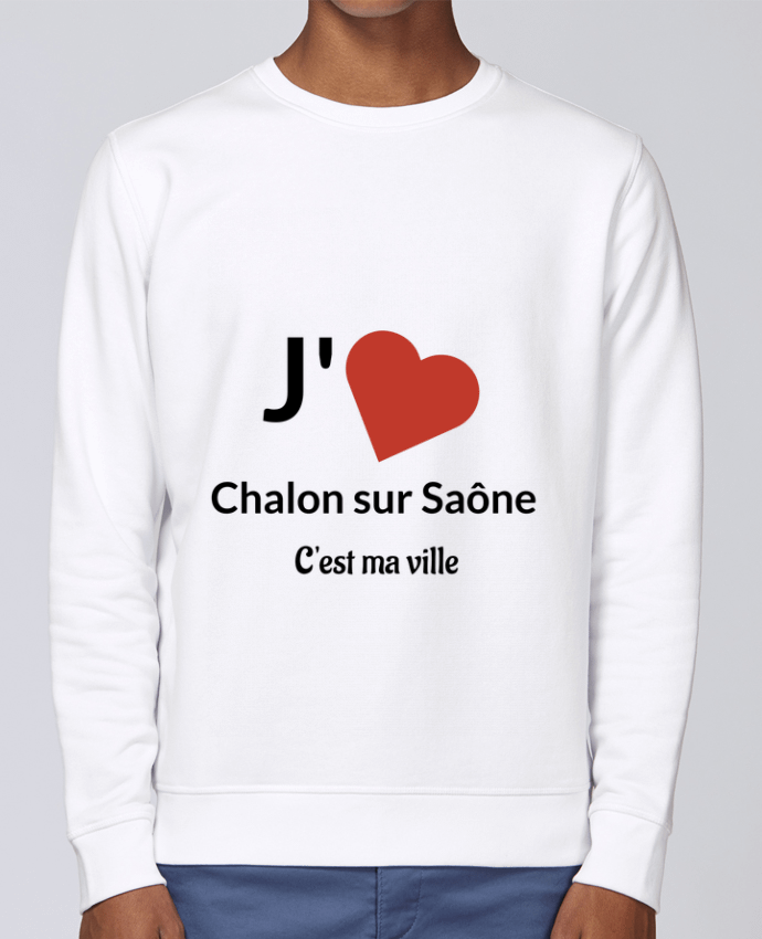 Sweatshirt J'aime ma ville Chalon sur Saône par Lewismarquee