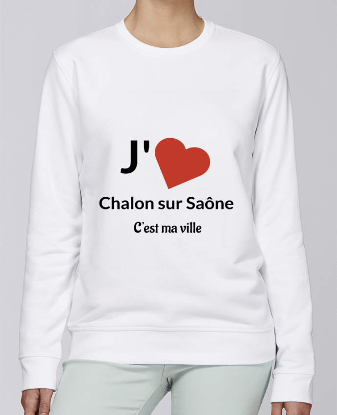 Sweatshirt J'aime ma ville Chalon sur Saône par Lewismarquee