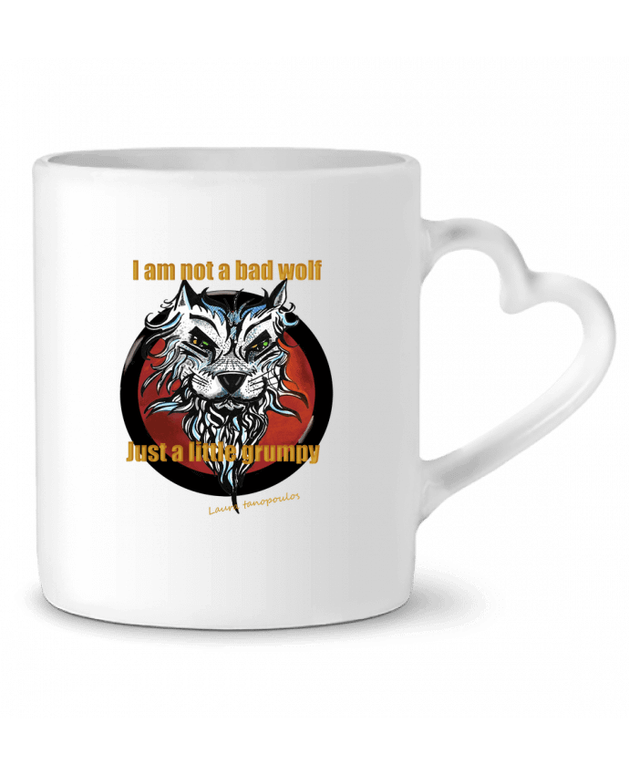 Mug coeur Loup par Tanopoulos laura