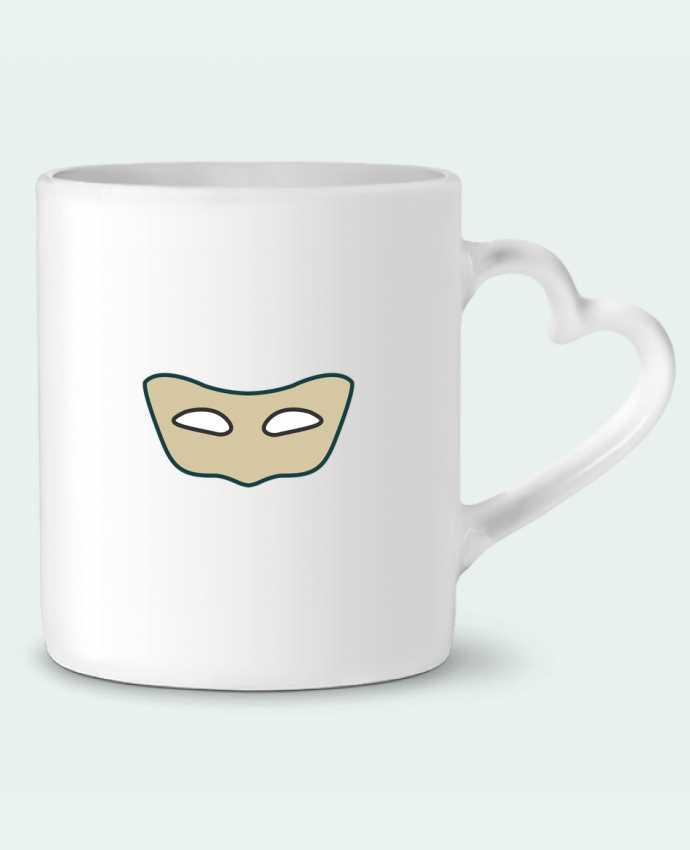 Mug coeur Masque_80 par akag_