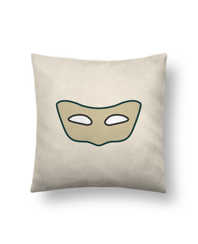 Coussin suédine Masque_80 par akag_