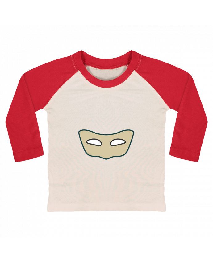 Tee-shirt Bébé Baseball ML Masque_80 par akag_