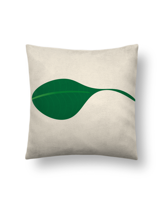 Coussin suédine Leaf par akag_