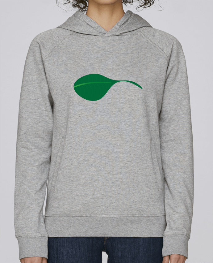 Sweat capuche femme Leaf par akag_