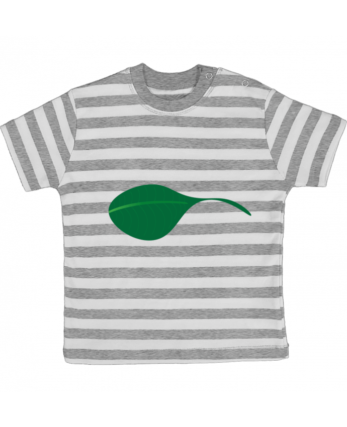 Tee-shirt bébé à rayures Leaf par akag_