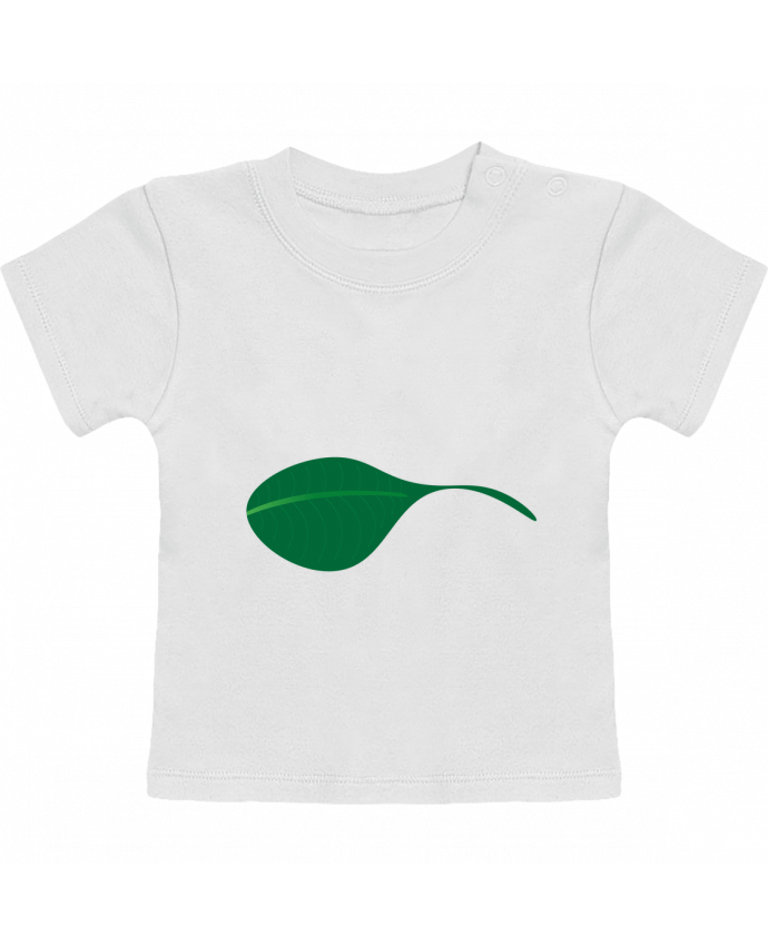 T-shirt bébé Leaf manches courtes du designer akag_