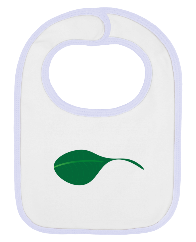 Bavoir bébé uni Leaf par akag_