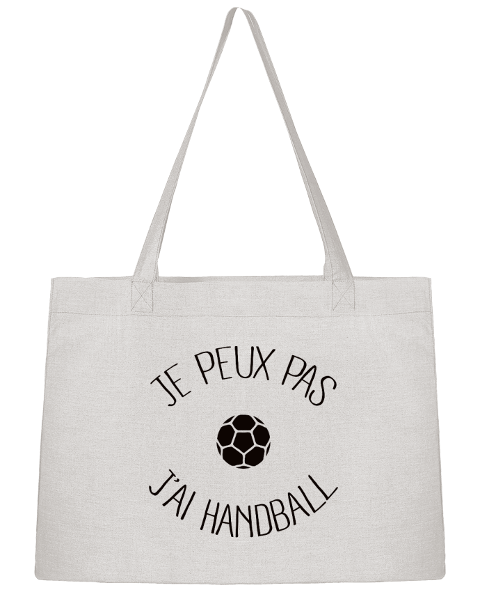 Shopping tote bag Stanley Stella Je peux pas j'ai Handball by Freeyourshirt.com