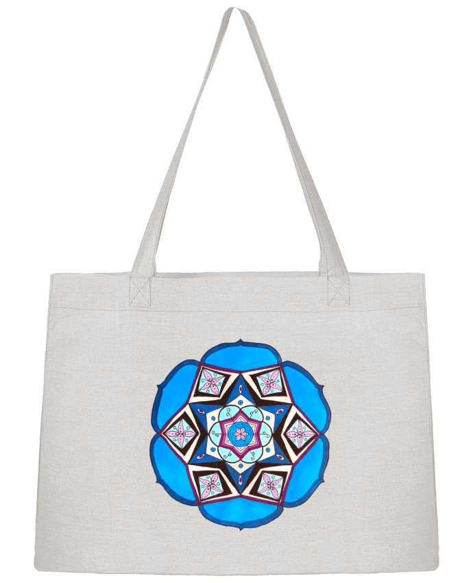 Sac Shopping Mandala Apaisement par Caroline-Lyhor