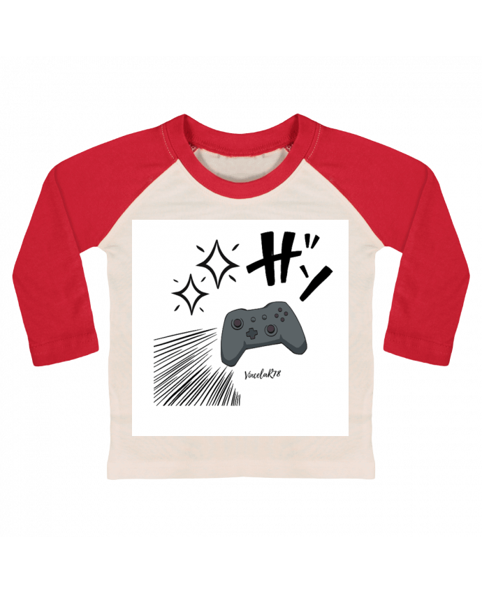 Tee-shirt Bébé Baseball ML Manga VincelaR78 par VincelaR