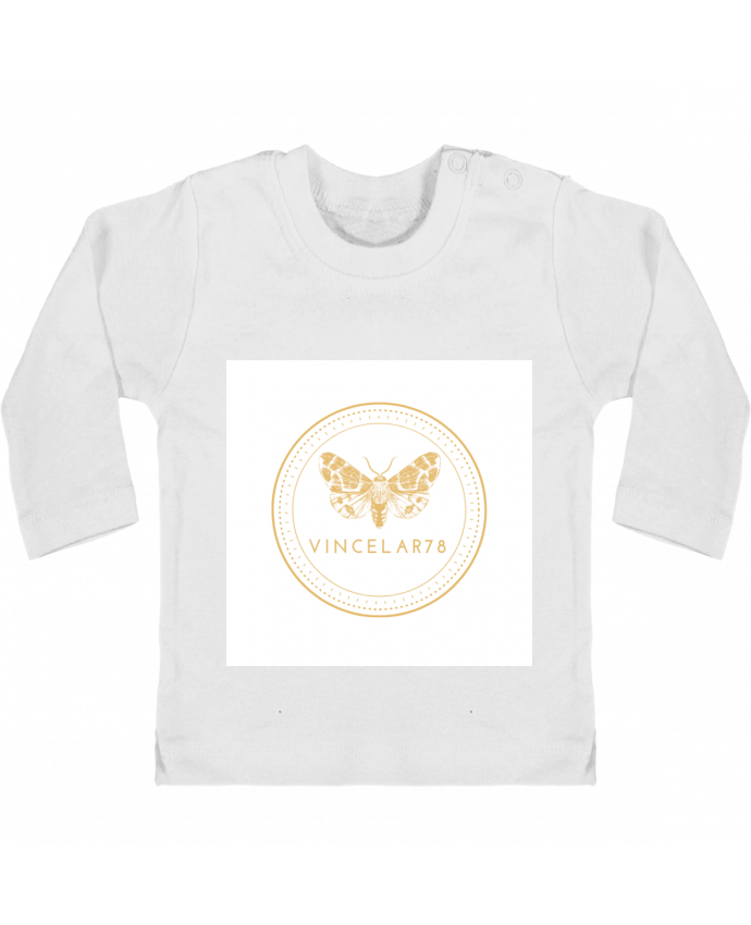 T-shirt bébé Butterfly effect manches longues du designer VincelaR