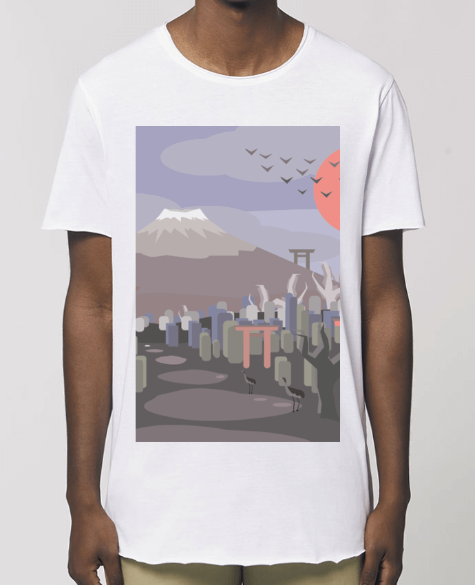 Tee-shirt Homme Mont Fuji Par  I'm Pierre