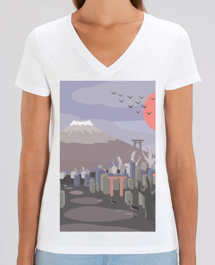 Tee-shirt femme Mont Fuji Par  I'm Pierre