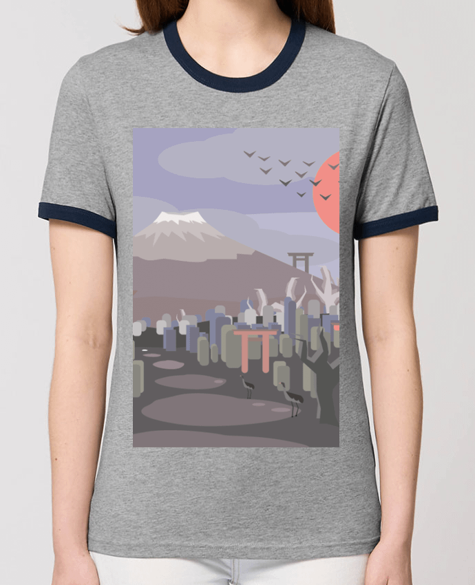 T-shirt Mont Fuji par I'm Pierre